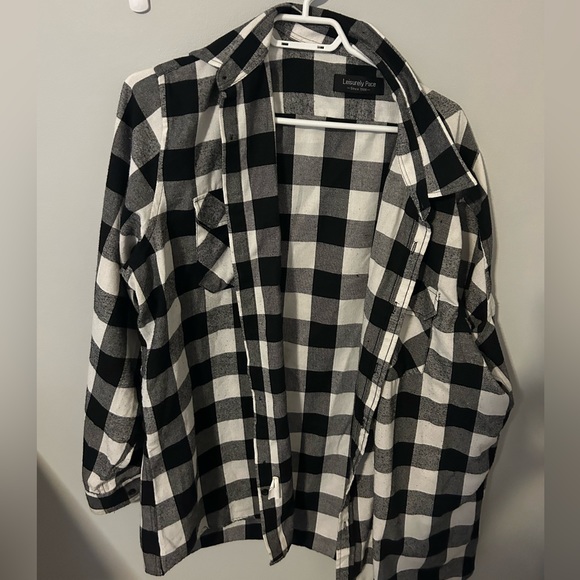 black and white flannel - Picture 1 of 1